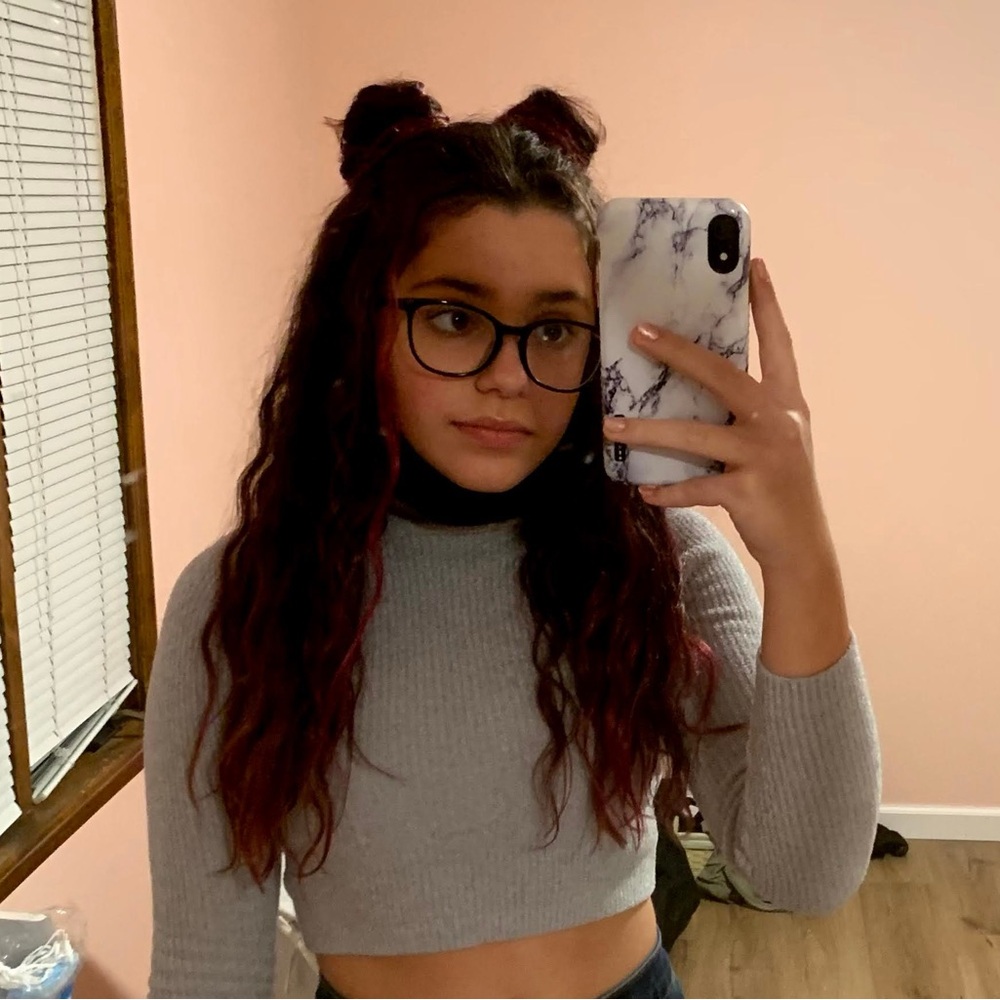 Forever 21 Light Gray Knit Sweater